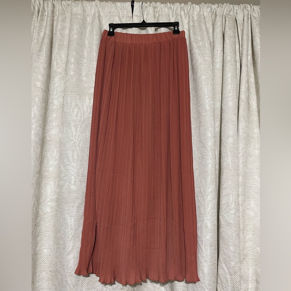 SHEIN Pleated Maxi Skirt Size M